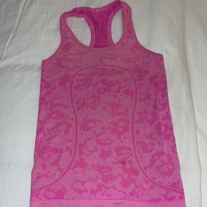 Lulu Lemon Swiftly Tech Hot Pink racerback tank